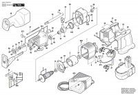 Bosch 3 601 F45 F01 Gsa 18 Ve Cordl Reciprocating Saw 18 V / Eu Spare Parts